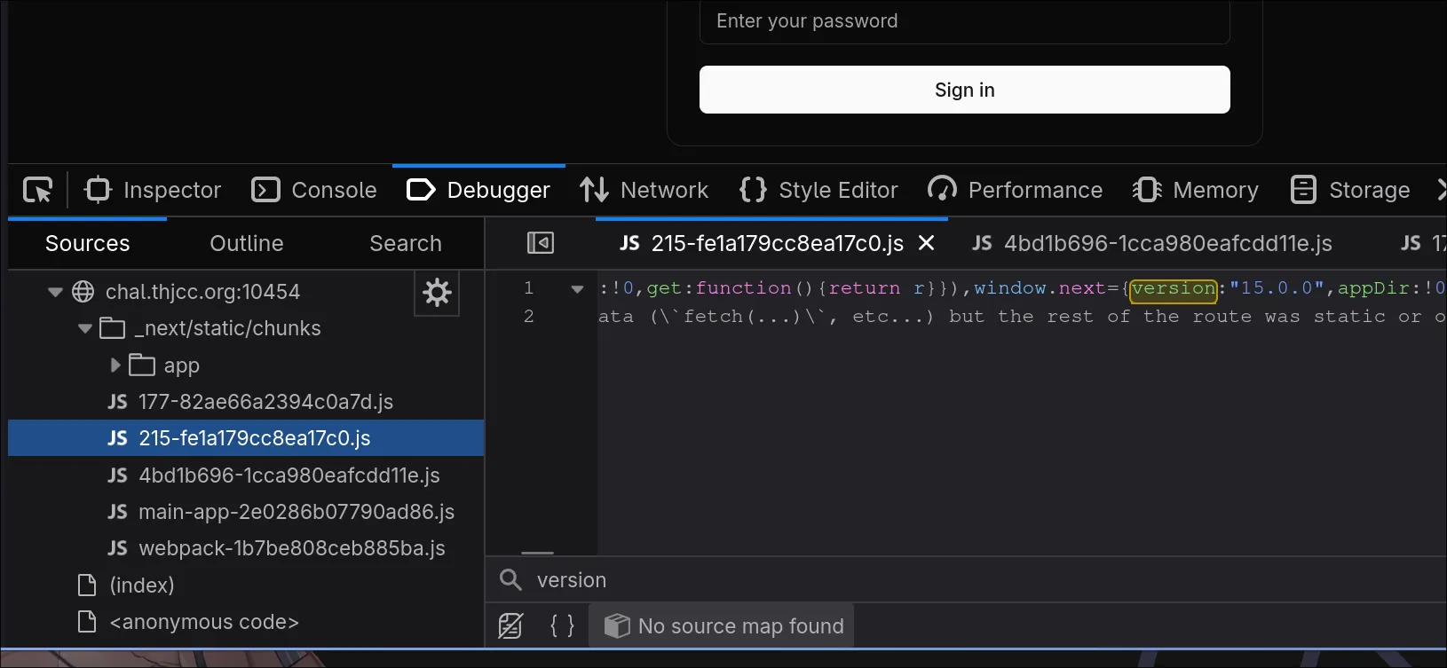 NextJS Version Confirm